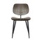 Armen Living Miki Mid-Century Black and Walnut Wood Dining Accent Chairs, PK2 LCMKSIWA - alternate 2